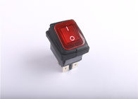 Đen Torch Đèn pin 2 Pin Rocker Switch, không thấm nước Momentary Push Button Chuyển