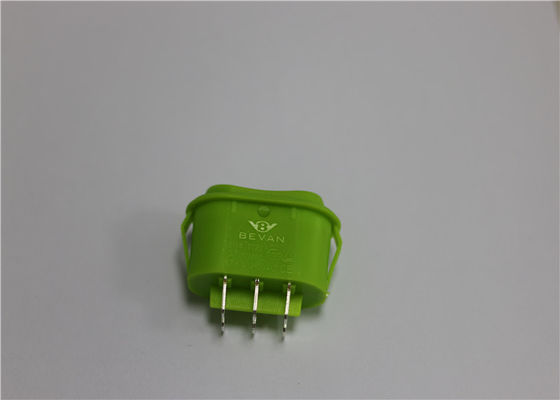 Hình bầu dục không thấm nước Mini Rocker Switch, Green Rocker Chuyển 10a 250 v