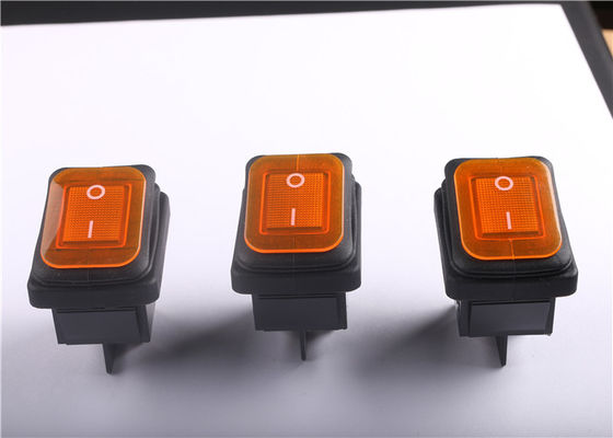 Chuyển đổi Rocker Led không thấm nước màu đỏ