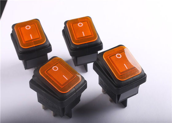 Chuyển đổi Rocker Led không thấm nước màu đỏ