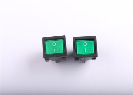 4.2g Miniature ON OFF Công tắc Rocker được chiếu sáng 250VAC cho máy nước nóng